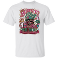 A white short-sleeve crewneck t-shirt featuring a colorful, rhinestone-embellished graphic of a raccoon wearing sunglasses and a hat, with the text 'BORN TO Stay BE YOU Unapologetically'.