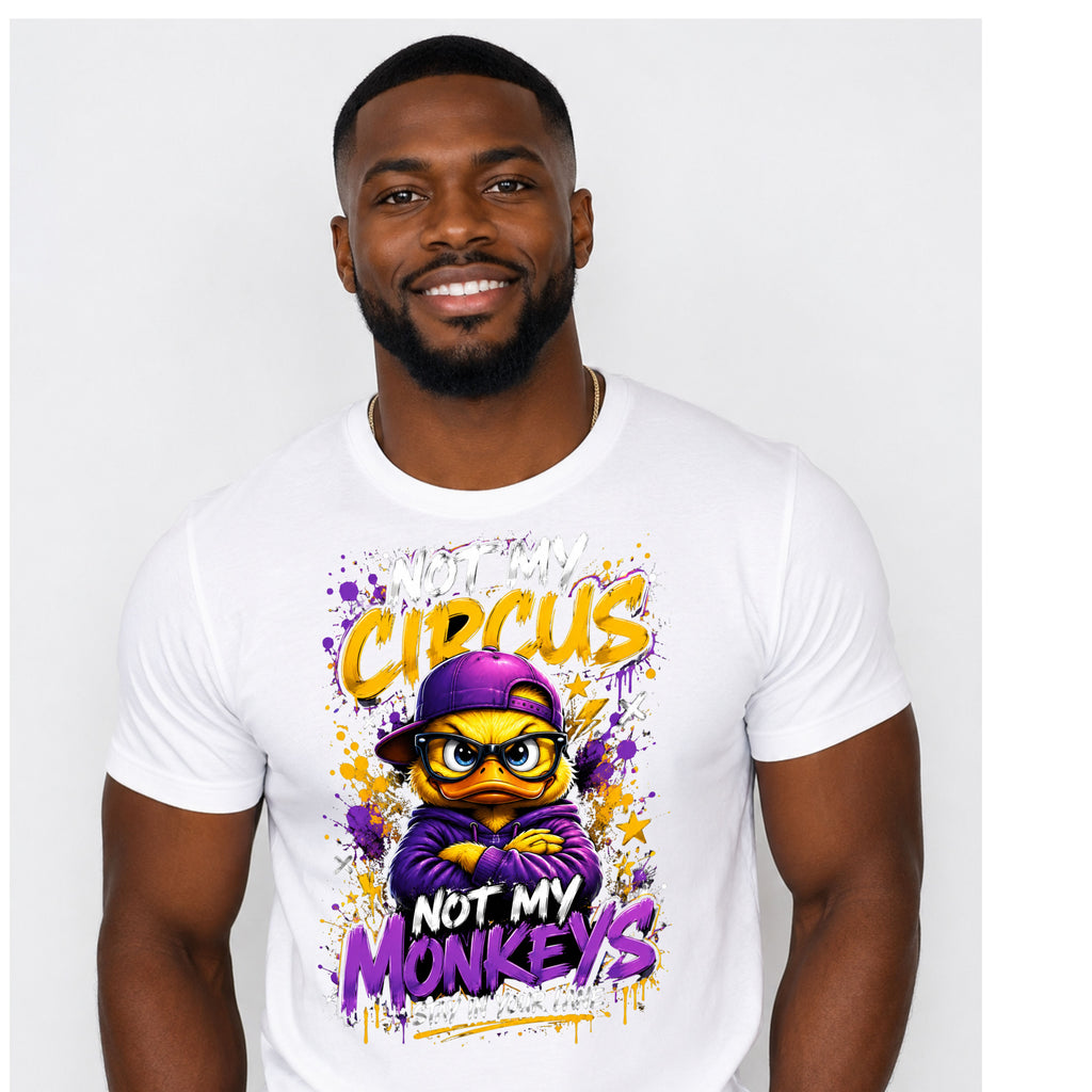 Stay In Your Lane – Cool Attitude Duck Graphic Tee
